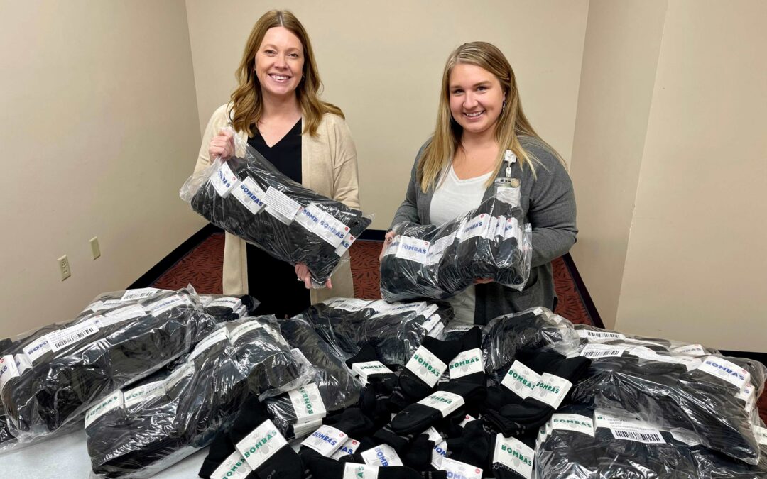 Agnesian HealthCare Foundation receives Bombas socks donation