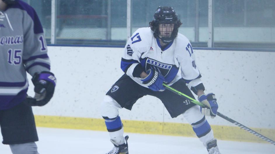 Third periods play key role in split for No. 14 Marian ACHA D2 against Aurora