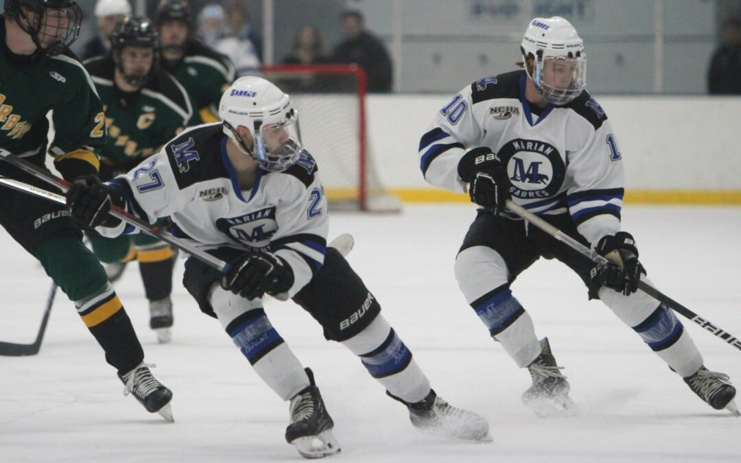 Sabre men’s hockey drops opener to SNC after slow start