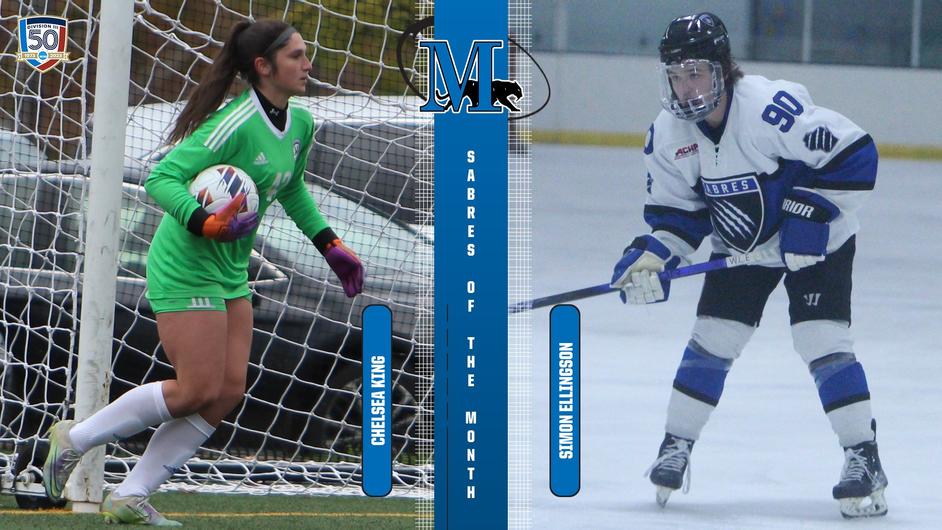 King, Ellingson named Sabres of the Month for October