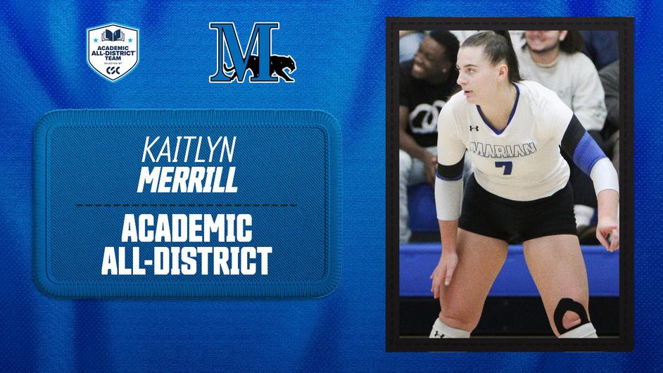 Female volleyball player Academic all-district