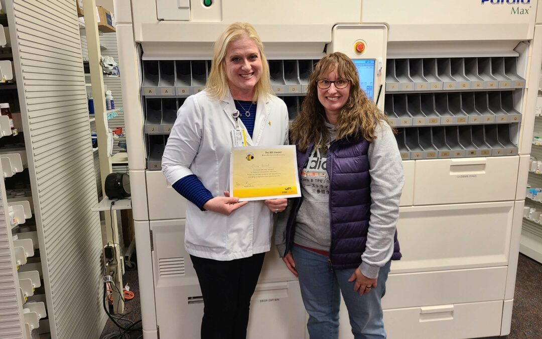 SSM Health Pharmacy Waupun pharmacist receives BEE Award