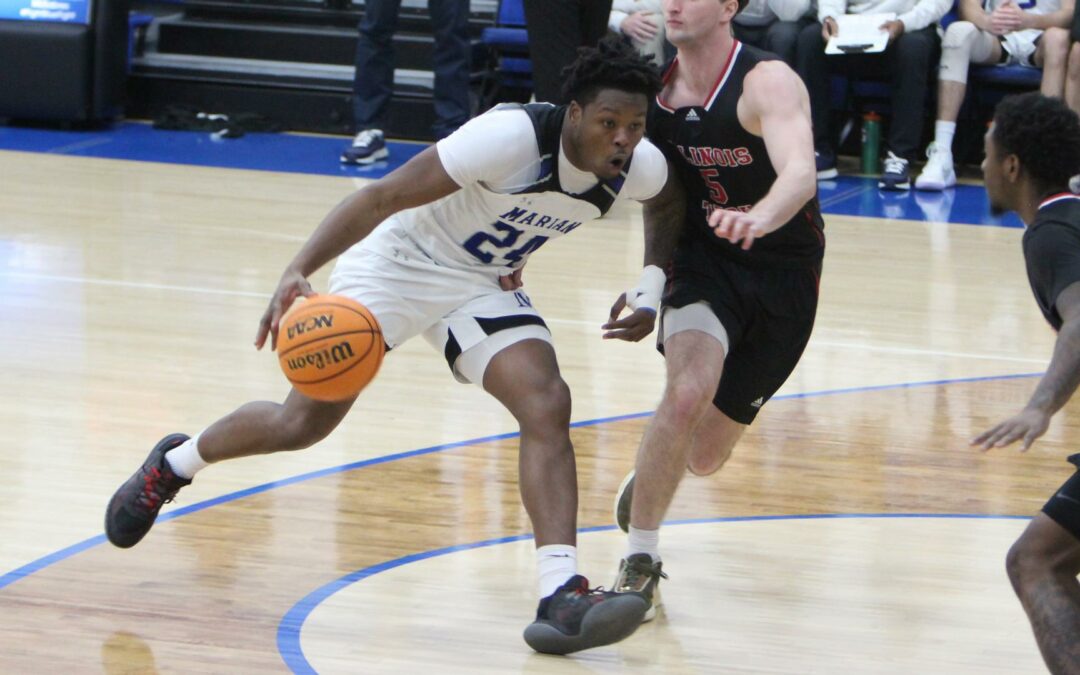 Marian men’s basketball knocks off Edgewood at home