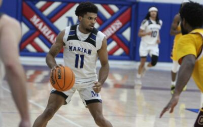 Eagles secure season sweep of Sabre men’s basketball