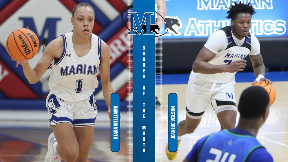 Two basketball athletes for sabre of the month