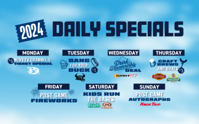 Dock Spiders Daily Specials Return for 2024