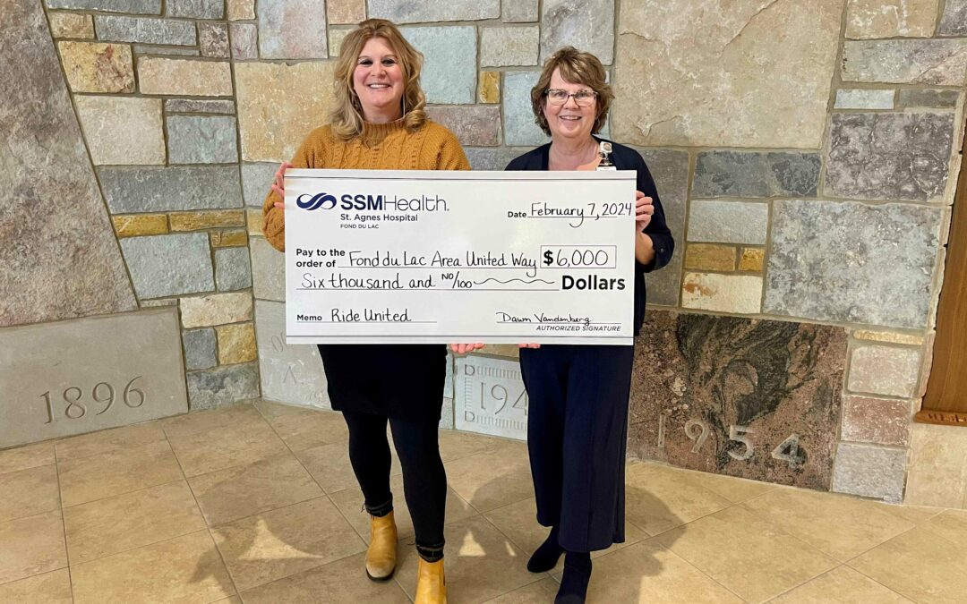 SSM Health Greater Fond du Lac supporting Fond du Lac County United Way program