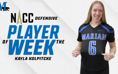 Kolpitcke picked as NACC Defensive Player of the Week