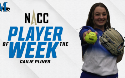 Pliner, C. selected as NACC Pitcher of the Week