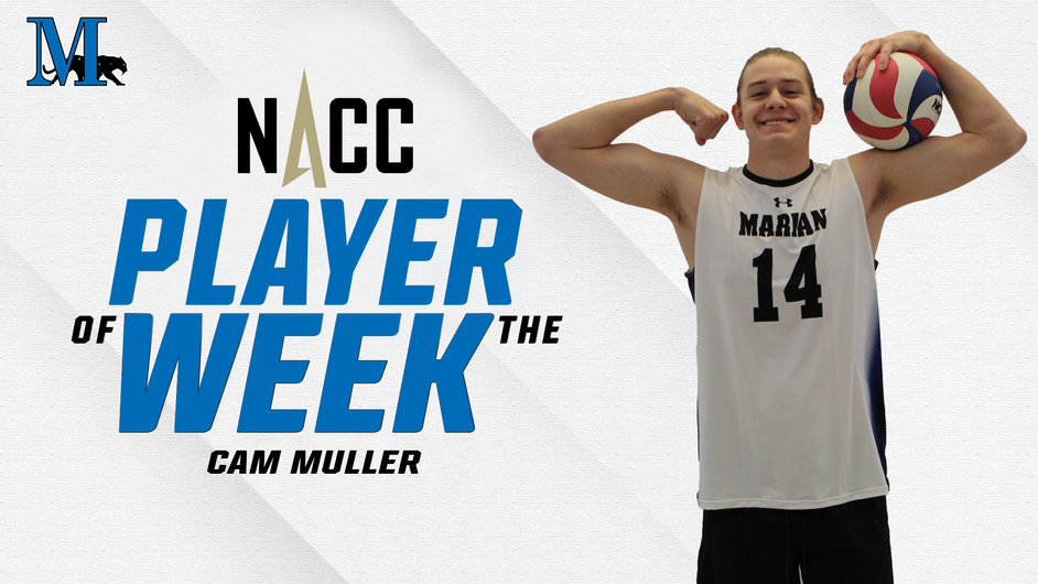 Mens volleyball player listed for player of the week