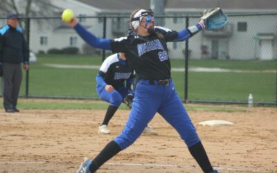 Marian softball earns pair of tight wins