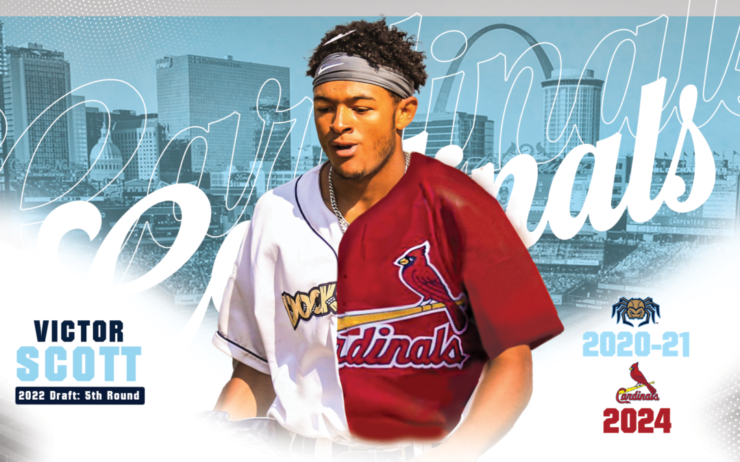 Former Fond du Lac Dock Spider Victor Scott Debuts with the Cardinals