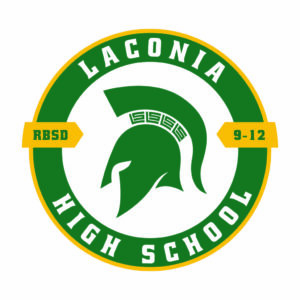 Laconia spartan head logo