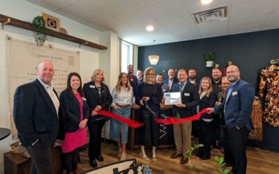 Ribbon Cutting at Cloudy Skies Design