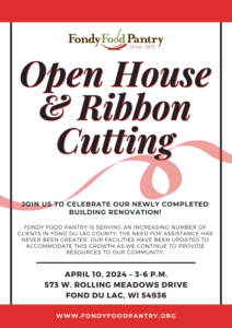 Ribbon cutting flyer