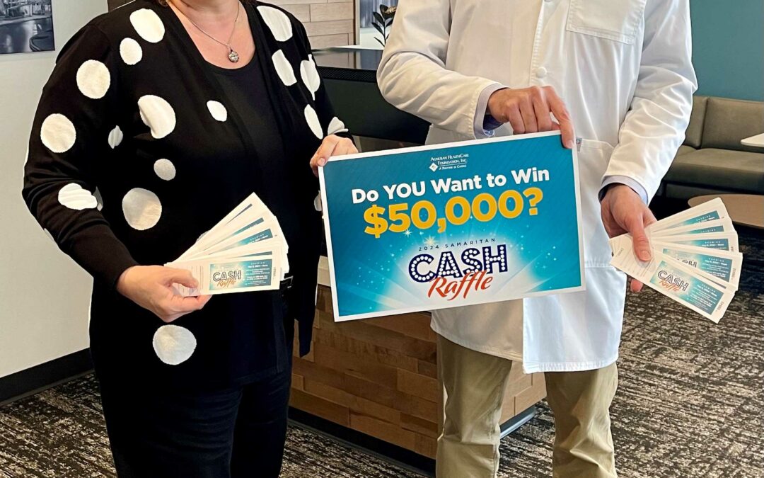 Samaritan Cash Raffle tickets now available