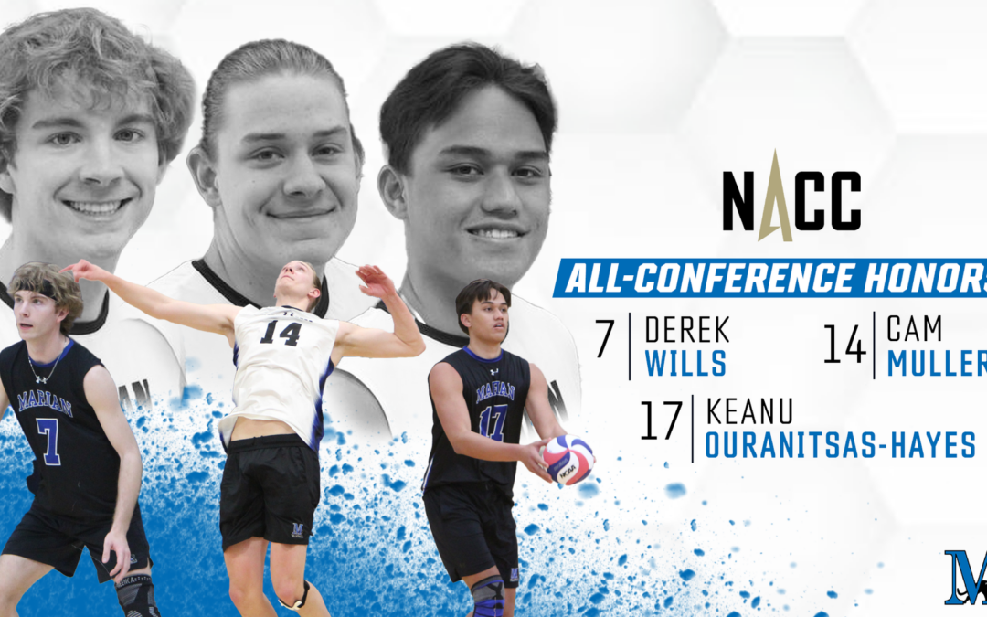 Trio from Marian men’s volleyball earn All-NACC recognition
