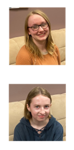 Two female high school students