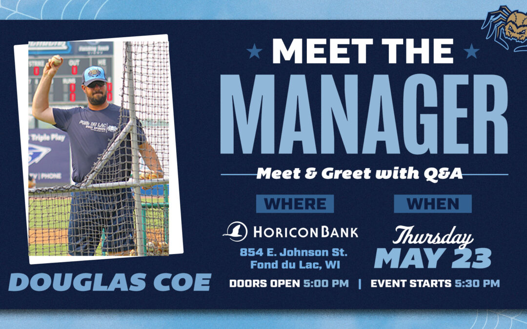 Meet the Manager Event Set for May 23