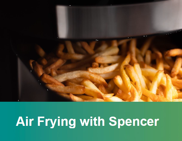 Air Frying with Spencer at Treffert Studios