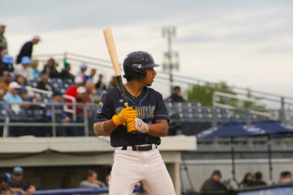 A baseball batter