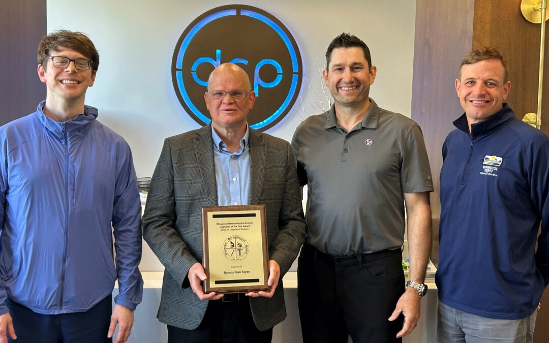 Senator Dan Feyen Recognized as Wisconsin Dermatological Society Legislator of the Year