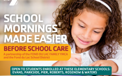 Before School Care Offered at Evans, Parkside, Pier, Roberts, Rosenow and Waters