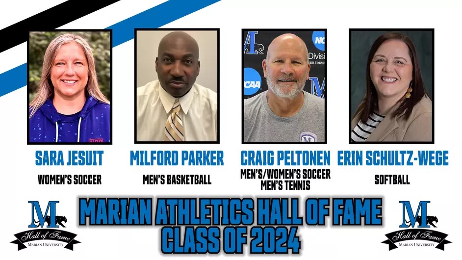 Four people for the Marian hall of fame