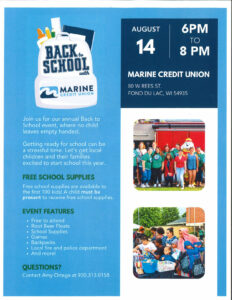Back to school flyer