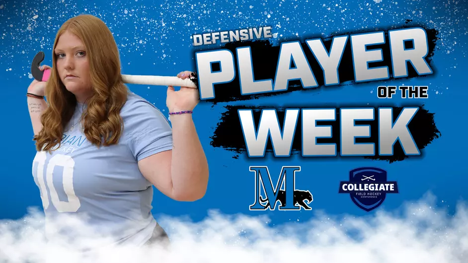 A female field hockey player of the week