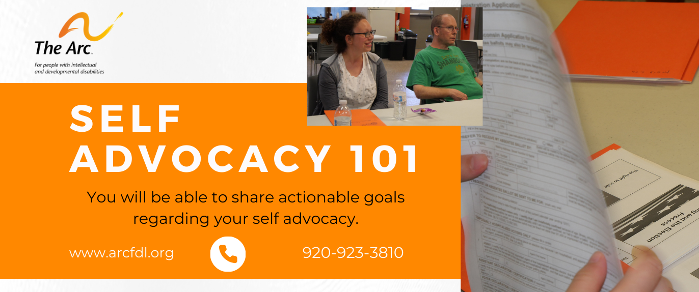 Self Advocacy 101 with The Arc - Envision Greater Fond du Lac