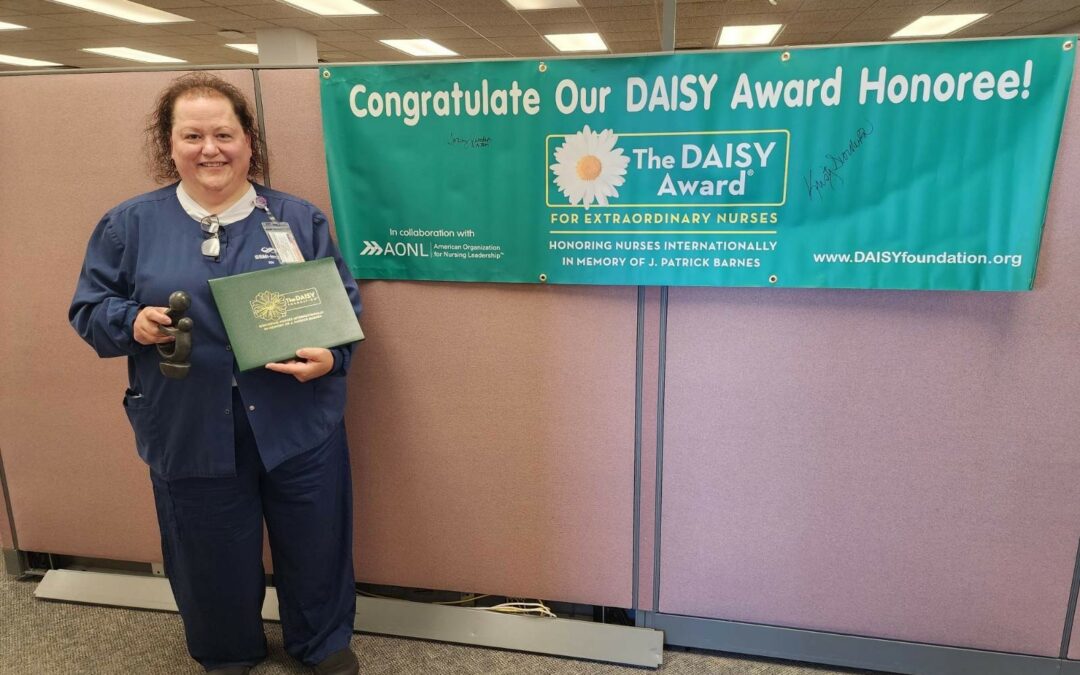 Nurse Receives St. Agnes Hospital Home Care DAISY Award for Extraordinary Nurses Honor