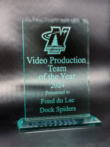 Glass trophy
