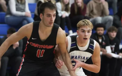 Marian men’s basketball beats UW-Stout to finish opening weekend