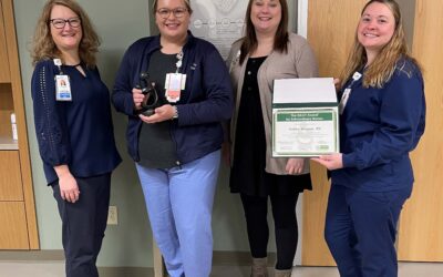 Family Birth Suites RN receives Waupun Memorial Hospital DAISY Award for Extraordinary Nurses honor