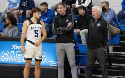 Marian men’s basketball defeats BenU to tie program record win streak