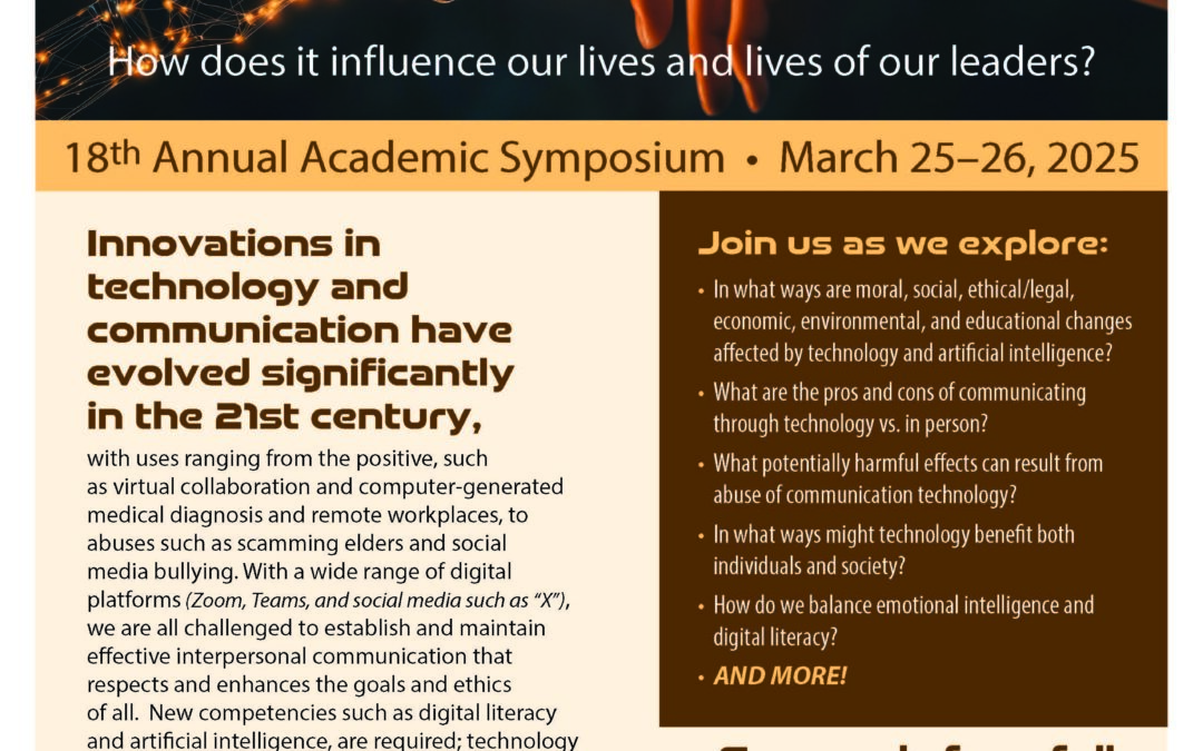 When Technology and Communications Collide: Marian University’s 18th Annual Academic Symposium 