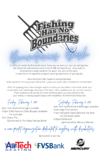 Fond du Lac Chapter of Fishing Has No Boundaries to host 11th Annual Boundaries Bash!