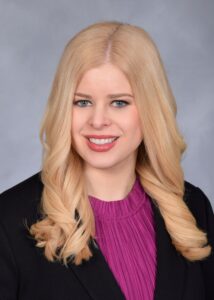 Young blonde woman
