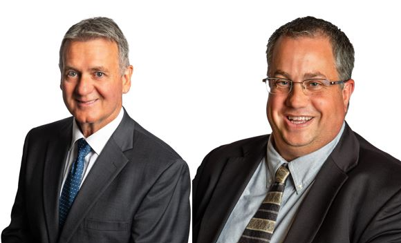 Two business men in suits