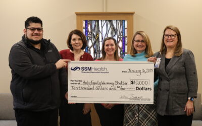 SSM Health Waupun Memorial Hospital gives $10,000 to Holy Family Warming Shelter