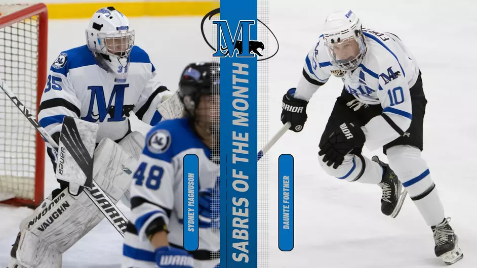 Magnuson, Fortner earn Sabre of the Month for January
