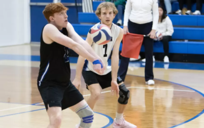 Marian men’s volleyball splits final home triangular