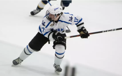 Rally falls just short for Sabre NCAA men’s hockey