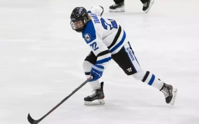Sabre women’s hockey falls in overtime to open Trine series