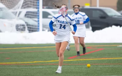 Marian women’s lacrosse hangs on to defeat UWSP