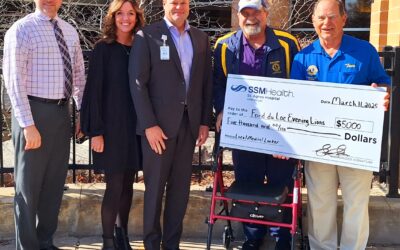 SSM Health supporting Fond du Lac Evening Lions medical locker