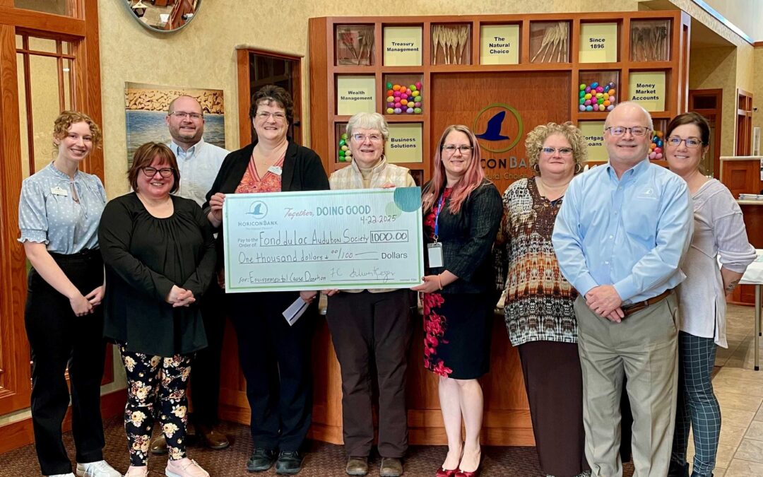 Horicon Bank Donates $15,000 to Environmental Causes