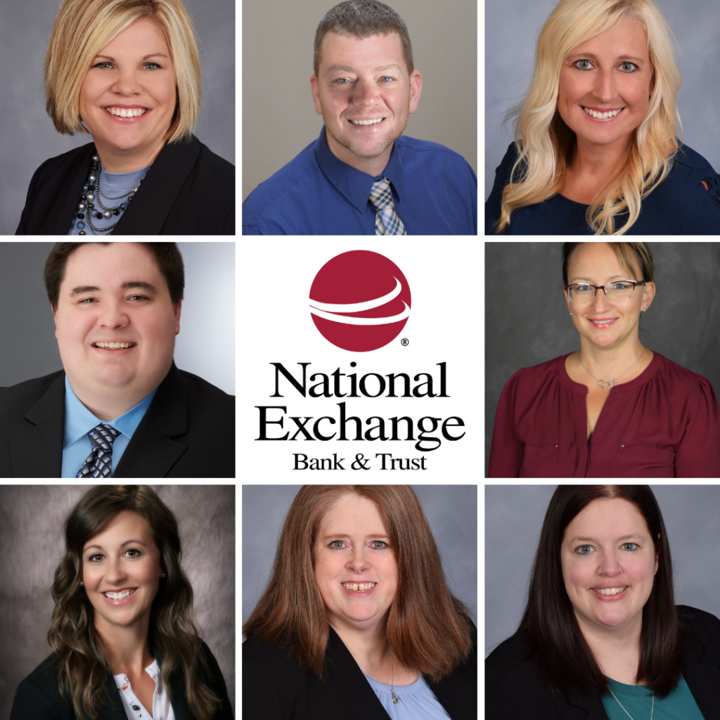 Eight people and the NEBAT logo