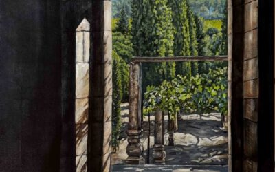 Stroll through a series of vignettes during an exhibit by Open Door Artists at Langdon Gallery
